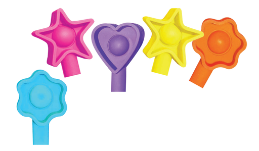 [MO53272] Popper Topper Hearts/Stars/Flowers (Singular) - (36/pk)