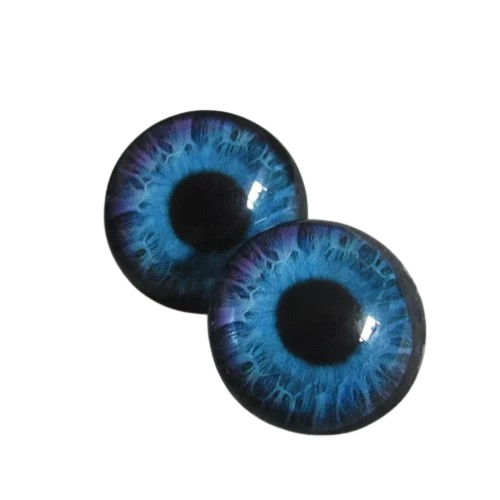 [MY23322] Glass Eyes 12mm Blue (Sale)