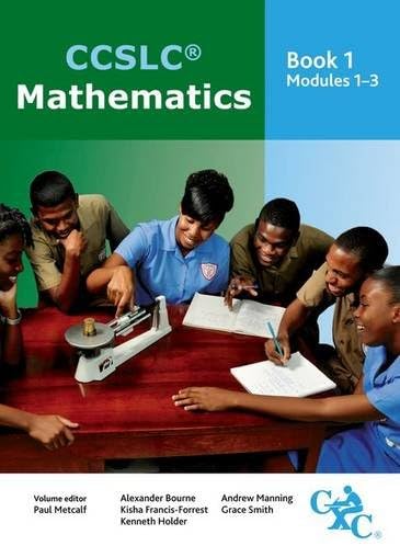 [OX510001] CCSLC Mathematics Book 1 Module 1-3 
