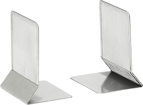 [OCBOOKWS] Book Ends SILVER Wire Mesh #MBE1