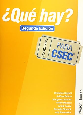 [OX523735] ¿Qué Hay? CSEC Workbook 2nd Edition