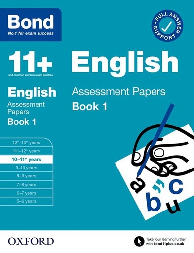 [OX776426] Bond English Assessment Papers 10-11 Years Book 1 (2020 Edition)