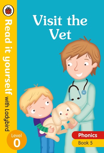 [BS312483] Visit the Vet Phonics Book 5 Level 0 - Read It Yourself