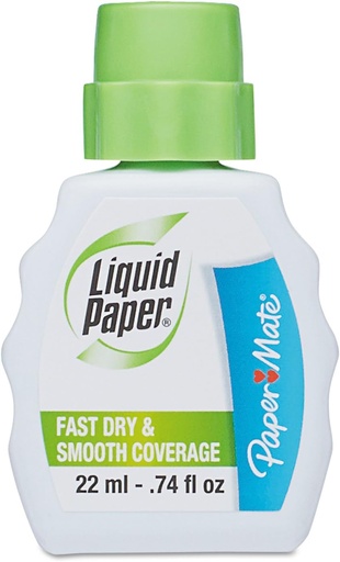 [PMLQPPWH] Liquid Paper Correction Fluid #5640115K White -  (12/pk)