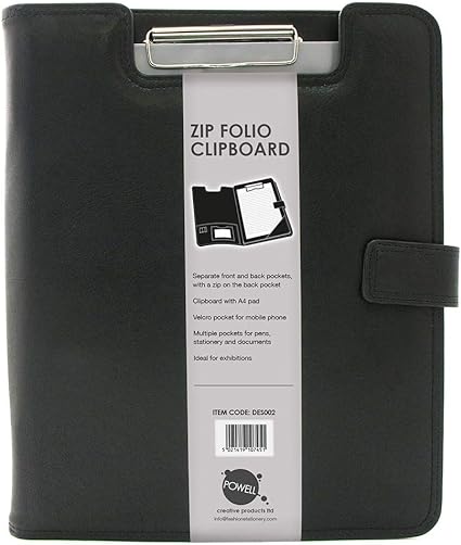 [PODES002] Zip Folio With Clipboard