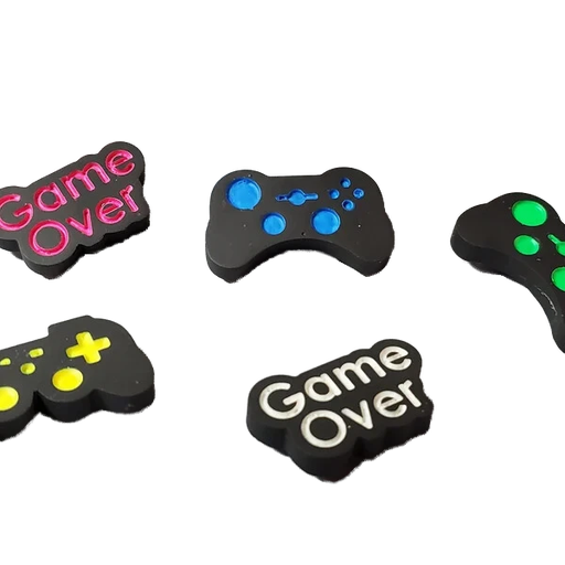 [POSOC14E] GAMER Black Eraser/Topper 3 Designs