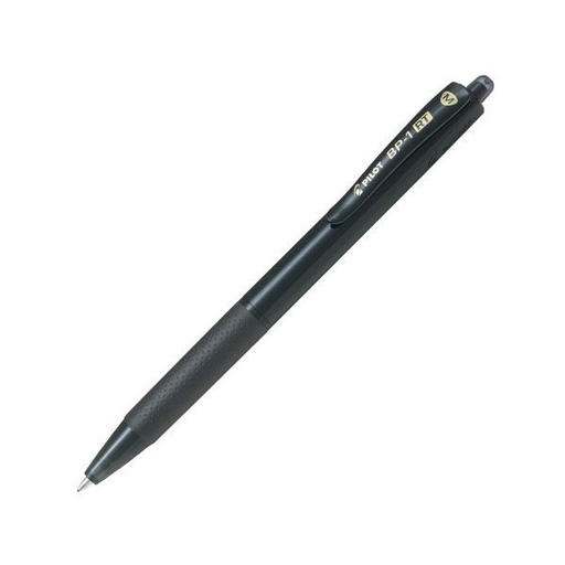 [PPBP1RMB] Pilot BP1RT-MB Black Medium Ballpoint Retractable Pen
