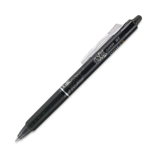 [PPFR7B] Pilot Frixion Retr. Erasable Ball Clicker BLACK 0.7mm Fine Pen - (10/bx)