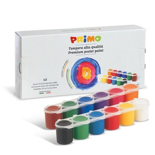 [PR252T12] Primo Poster Paint #252TB12 Pots 25ml 12s