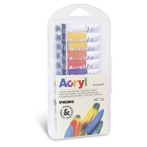 [PR407T12] Primo Acrylic Tube #407TA12PP 12s Paints - (24/ctn)