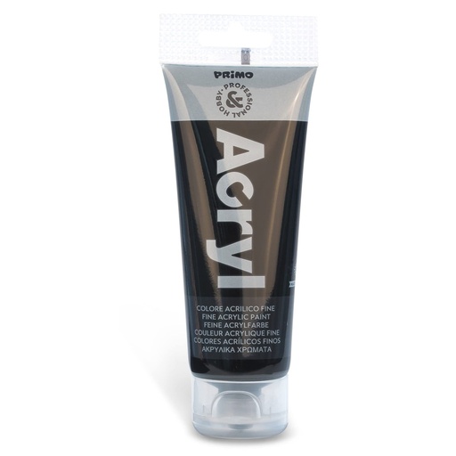 [PR420TBK] Primo Acrylic Tube #75800 BLACK 75ml Paint