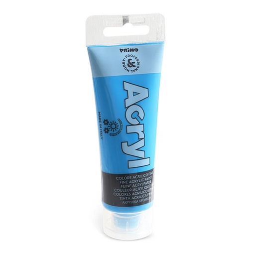[PR420TCY] Primo Acrylic Tube #75501 CYAN 75ml Paint