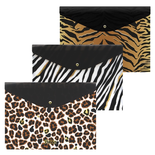 PUKKA Stud Wallet A4 Wild 3 Designs - Singular
