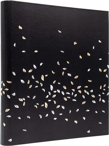 [PU9641RJ] PUKKA Binder BLACK 3 Ring A4 ROCHELLE & JESS with Dividers & Planner