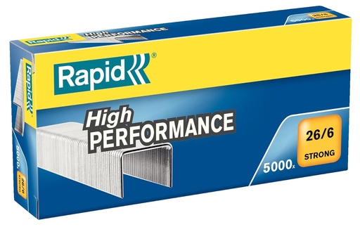 [RASTRONG] Rapid STRONG 26/6 Staples 5000/bx (20shts)