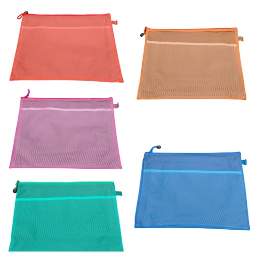 [RCZBAGB4] Zipper Bag B4 400x290mm PVC Netting 