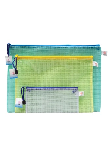 [RCZBAGB4] Zipper Bag B4 400x290mm PVC Netting 
