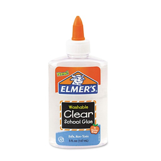 [ROGLUE5] Elmers CLEAR 5oz #E305 School Glue -  (24/ctn)