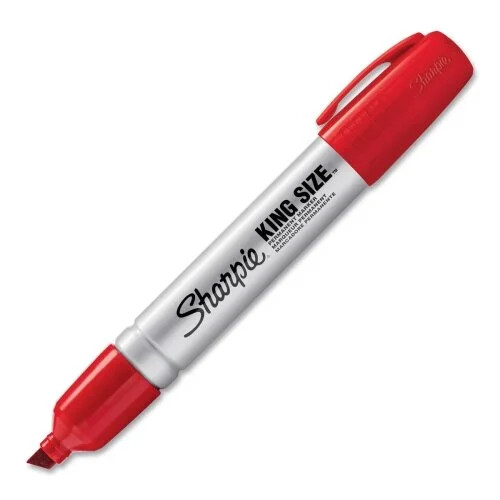 [SAKINGRD] Sharpie King Size RED #15002 Marker - (12/bx)