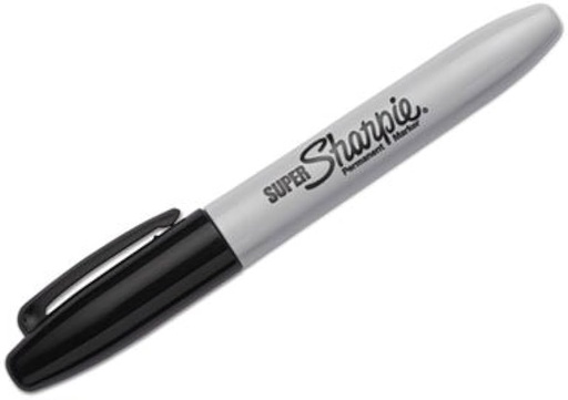[SASHSPBK] Sharpie Super BLACK #33001 Marker  - (12/bx)