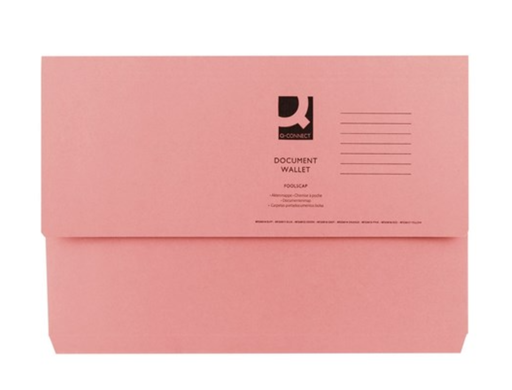 [SDDOCUPI] Document Wallet PINK Q-Connect