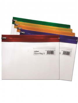 [SE12722] SNOPAKE Zippa Bag S A5 Assorted Colors (Singular) - (5/pk)