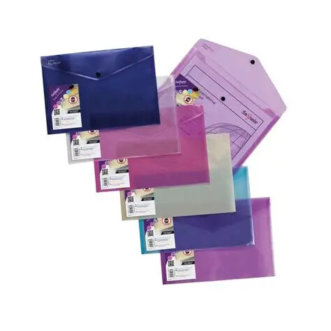 [SE12843X] SNOPAKE Polyfile A4 Assorted Colors - (5/pk)