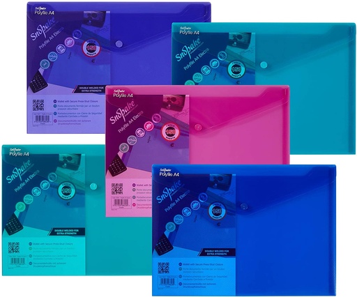 [SE13266] SNOPAKE Polyfile P A4 ELECTRA Colors (Singular) - (5/pk)