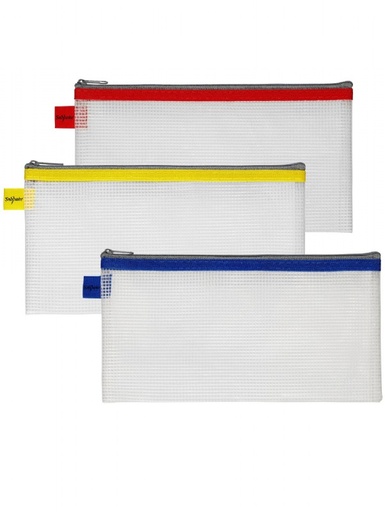 [SE15817] SNOPAKE EVA Mesh DL Zippa Bag Asst. (Singular) -  (3/pk)