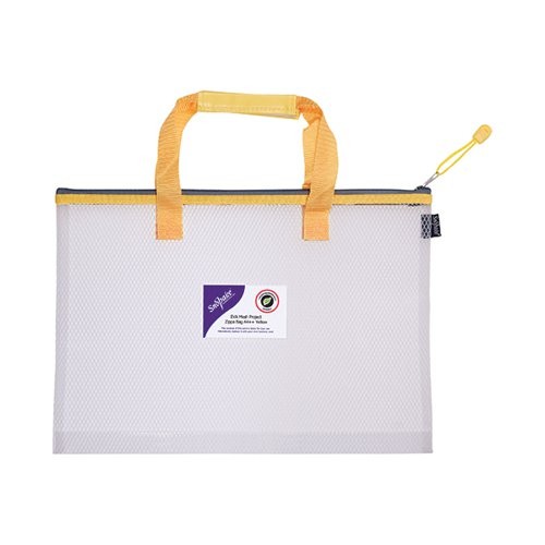 [SE15877] EVA Project Zippa A3 YELLOW w/Handle Bag