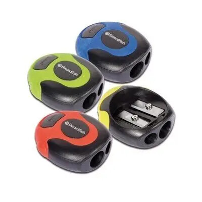 [SE40288] Swordfish Sharpener Soft Grip Two Hole (Singular) - (30/Tub)