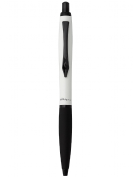 [SE50384] PLATIGNUM #9 White BP Silver Pen 12/bx