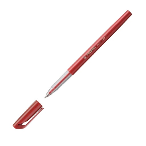 [SS828FRD] Stabilo Excel RED FINE BP Pens - (10/bx)