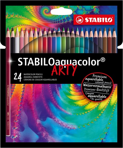 [SSAQUA24] Stabilo Aquacolor #1624-3 Watercolour Pencil 24s