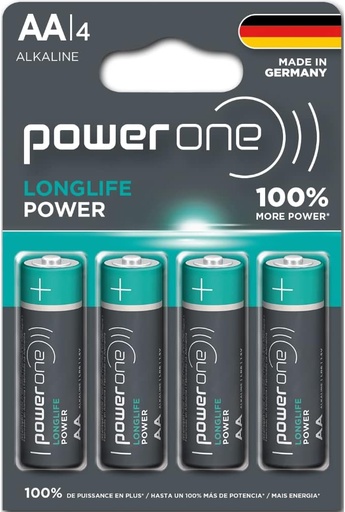 [SSBATTAA] Powerone Longlife AA Power Battery 4pk