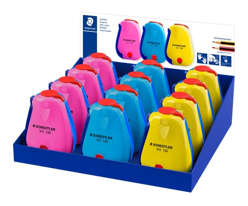 [ST511130] Staedtler 1 Hole Tub #511130S Sharpener (Single) - (12/bx)