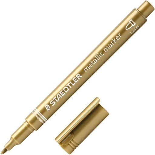 [ST8323GO] STAEDTLER #11 GOLD Metallic Marker  (Single) - (10/bx)