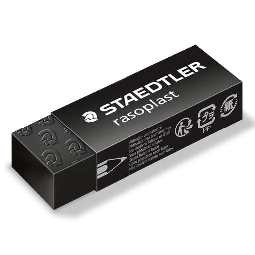 [STB209] STAEDTLER Rasoplast Black Eraser #B209 (Single) - (20/bx)