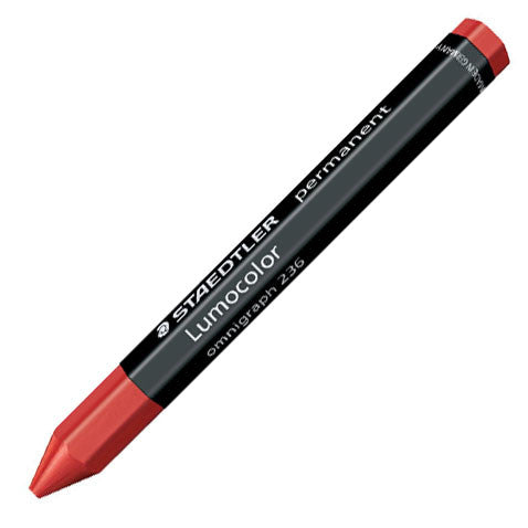 [STMARKRD] Staedtler Omnigraph RED 236-2 Marking Crayon (Single) - (12/bx)