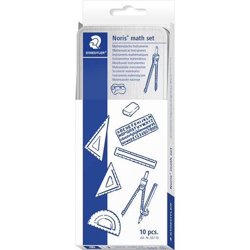 [STMATHST] Noris Math 10pc #55710 Set In Tin - (12/ctn)