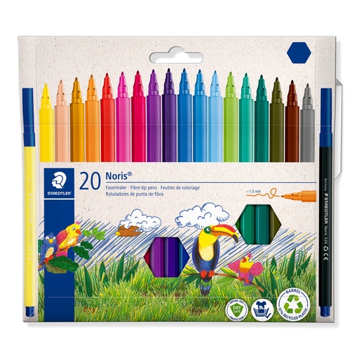 [STNCFP20] Noris #326 WP20 Felt Tip Pens 20pk