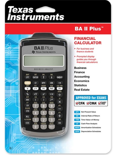 [TIBA2P] Texas BAII Plus Financial 10 Dig Calc.