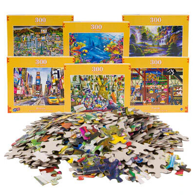 [UPPUZZ30] 44021* Puzzle 300pc Deluxe 6 Asst