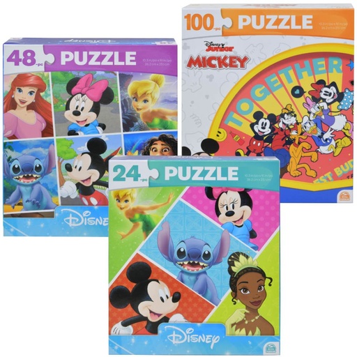 [UPPUZZMI] 6070251* MICKEY & FRIENDS 24pc /48pc /100pc Puzzle