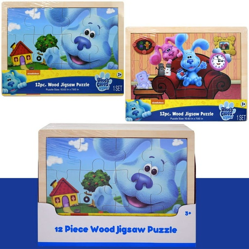 [UPPZWDBC] 31075* Wood 12pc BLUES CLUES Puzzle