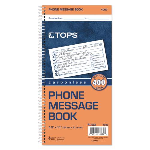 [ESMESSBK] Telephone Message Book #4003