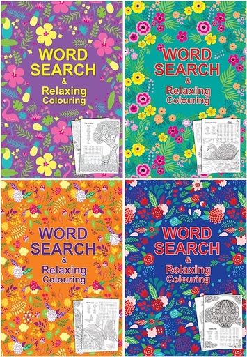 [WF4190] Wordsearch & Colouring A5 Series 2025