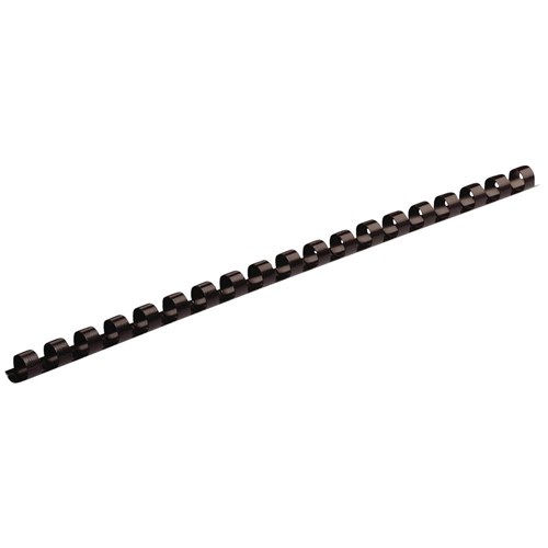 [YAEL06BK] Binding Element 6mm (1/4") BLACK 21 Rings 100s