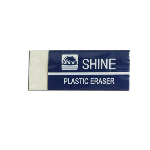 [YK210A] Shine White Plastic Eraser  - (20/bx)