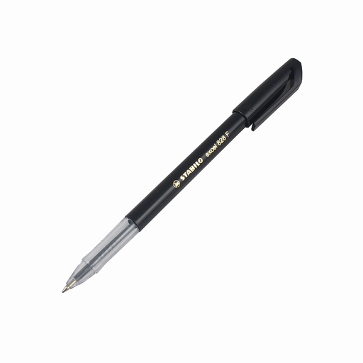 [SS828FBK] Stabilo Excel BLACK FINE BP Pen - (10/bx)